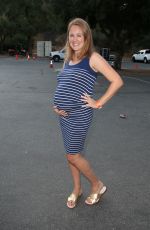Pregnant SARA THOMPSON at The Lion King Sing-along Screening in Los Angeles 08/05/2017