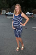 Pregnant SARA THOMPSON at The Lion King Sing-along Screening in Los Angeles 08/05/2017