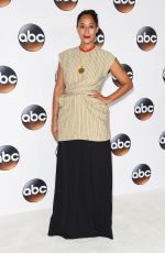 Pregnant TRACEE ELLIS ROSS at Disney/ABC TCA Summer Tour in Beverly Hills 08/06/2017