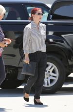 PRISCILA PRESLEY Arrives at LAX Airport in Los Angeles 08/08/2017