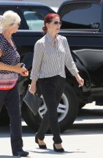 PRISCILA PRESLEY Arrives at LAX Airport in Los Angeles 08/08/2017