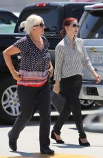 PRISCILA PRESLEY Arrives at LAX Airport in Los Angeles 08/08/2017