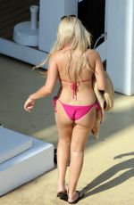 RACHEL FENTON and ELIZABETH JAYNE-TIERNE in Bikinis at Pool in Ibiza 08/04/2017