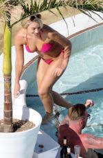 RACHEL FENTON and ELIZABETH JAYNE-TIERNE in Bikinis at Pool in Ibiza 08/04/2017