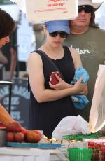 RACHEL MCADAMS Shopping at Farmer