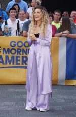 RACHEL PLATTEN Arrives at Good Morning America in New York 08/21/2017