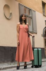 RASHIDA JONES for Away Travel Luggage 2017 Ad Campaign