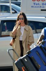 REBECCA HALL Arrives at Airport in Venice 08/29/2017