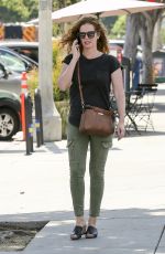 REBECCA MADER Out and About in Los Angeles 08/14/2017