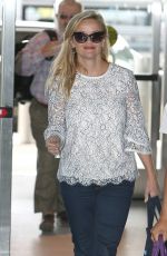 REESE WITHERSPOON at JFK Airport in New York 08/23/2017
