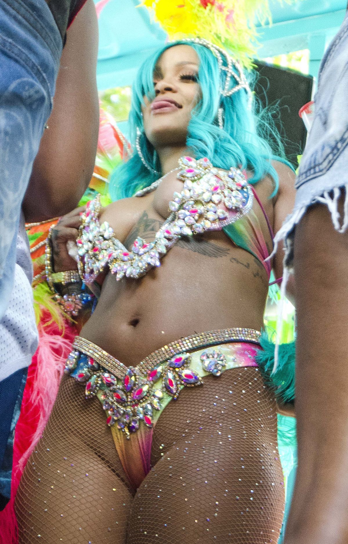 Rihanna At Carnival In Barbados 08072017 Hawtcelebs