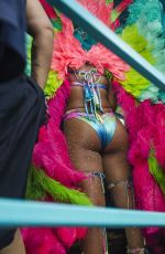 RIHANNA at Carnival in Barbados 08/07/2017