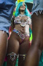 RIHANNA at Carnival in Barbados 08/07/2017