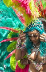 RIHANNA at Carnival in Barbados 08/07/2017
