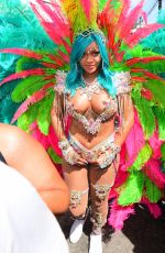 RIHANNA at Carnival in Barbados 08/07/2017