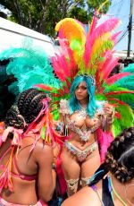 RIHANNA at Carnival in Barbados 08/07/2017