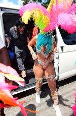 RIHANNA at Carnival in Barbados 08/07/2017