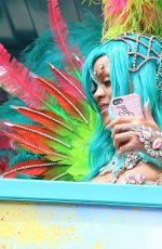 RIHANNA at Carnival in Barbados 08/07/2017