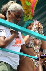 RIHANNA at Carnival in Barbados 08/07/2017