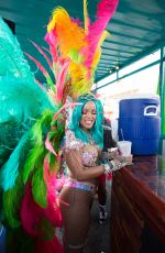RIHANNA at Carnival in Barbados 08/07/2017