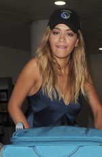 RITA ORA at Heathrow Airport in London 08/25/2017