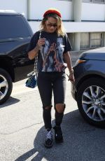 RITA ORA at Meche Hair Salon in Beverly Hills 08/18/2017