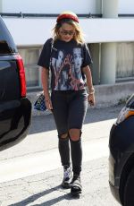 RITA ORA at Meche Hair Salon in Beverly Hills 08/18/2017