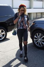 RITA ORA at Meche Hair Salon in Beverly Hills 08/18/2017