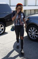 RITA ORA at Meche Hair Salon in Beverly Hills 08/18/2017