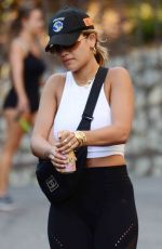 RITA ORA in Tights Out Shopping in West Hollywood 08/04/2017