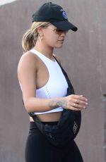 RITA ORA in Tights Out Shopping in West Hollywood 08/04/2017