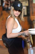RITA ORA in Tights Out Shopping in West Hollywood 08/04/2017