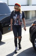 RITA ORA Out and About in Beverly Hills 08/18/2017