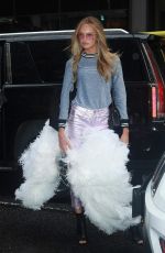 ROMEE STRIJD Arrives at Victoria’s Secret Offices in New York 08/29/2017