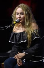 SABRINA CARPENTER at Hits 97.3 Radio in Fort Lauderdale 08/04/2017