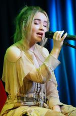 SABRINA CARPENTER at Q102 Performance Studio in Bala Cynwyd 08/23/2017