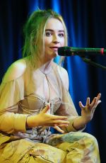 SABRINA CARPENTER at Q102 Performance Studio in Bala Cynwyd 08/23/2017
