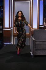 SALMA HAYEK at Jimmy Kimmel Live in Hollywood 08/17/2017