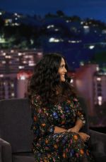 SALMA HAYEK at Jimmy Kimmel Live in Hollywood 08/17/2017