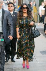 SALMA HAYEK at Jimmy Kimmel Live in Los Angeles 08/17/2017