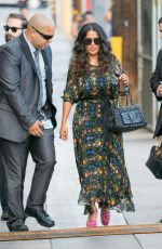 SALMA HAYEK at Jimmy Kimmel Live in Los Angeles 08/17/2017