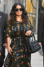SALMA HAYEK at Jimmy Kimmel Live in Los Angeles 08/17/2017