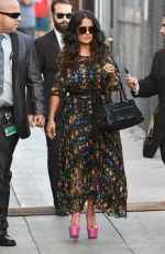 SALMA HAYEK at Jimmy Kimmel Live in Los Angeles 08/17/2017