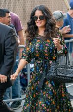 SALMA HAYEK at Jimmy Kimmel Live in Los Angeles 08/17/2017