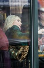 SANDRA BULLOCK and CATE BLANCHETT on the Set of Ocean