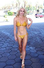 SARA BARRETT in Bikini at a Gas Station in Malibu 08/12/2017