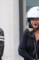 SARA COX Leaves BBC Radio Studios in London 08/15/2017