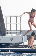 SARA SAMPAIO in Bikini at a Yacht in Ibiza 08/06/2017