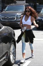 SARAH HYLAND Heading to a Gym in Los Angeles 08/21/2017