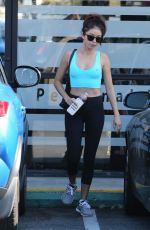 SARAH HYLAND Leaves a Gym in Los Angeles 08/30/2017